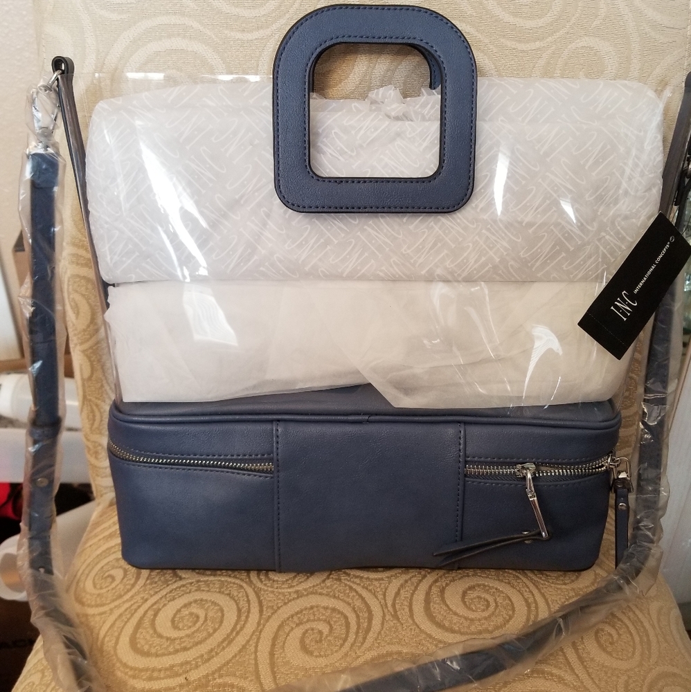 INC International Concepts Chambray Tote